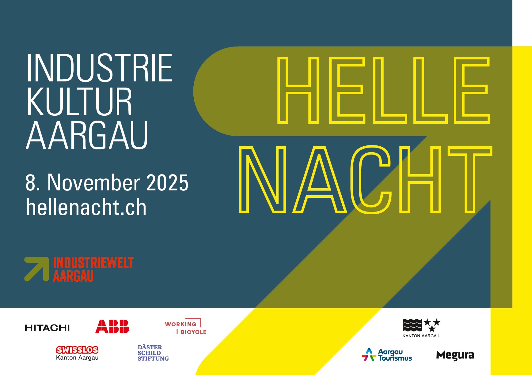 Helle Nacht Industriewelt Aargau